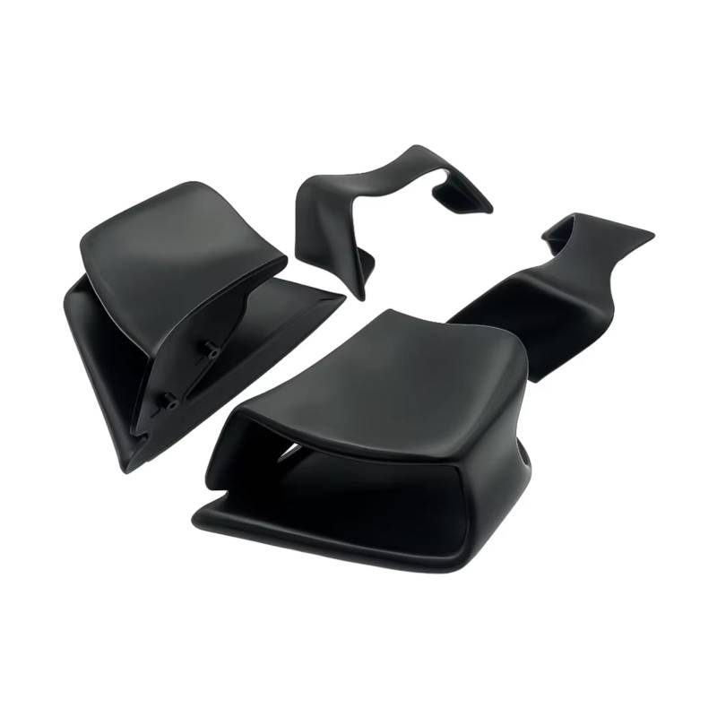 YSSLYEU Motorrad-Winglets Kompatibel Mit Ducati Für Panigale/Superleggera Für V4/S/R 2022 2023 2024. Motorrad-Seitenabdeckung Mit Festem Windflügel Und Spoiler(Matte Black) von YSSLYEU