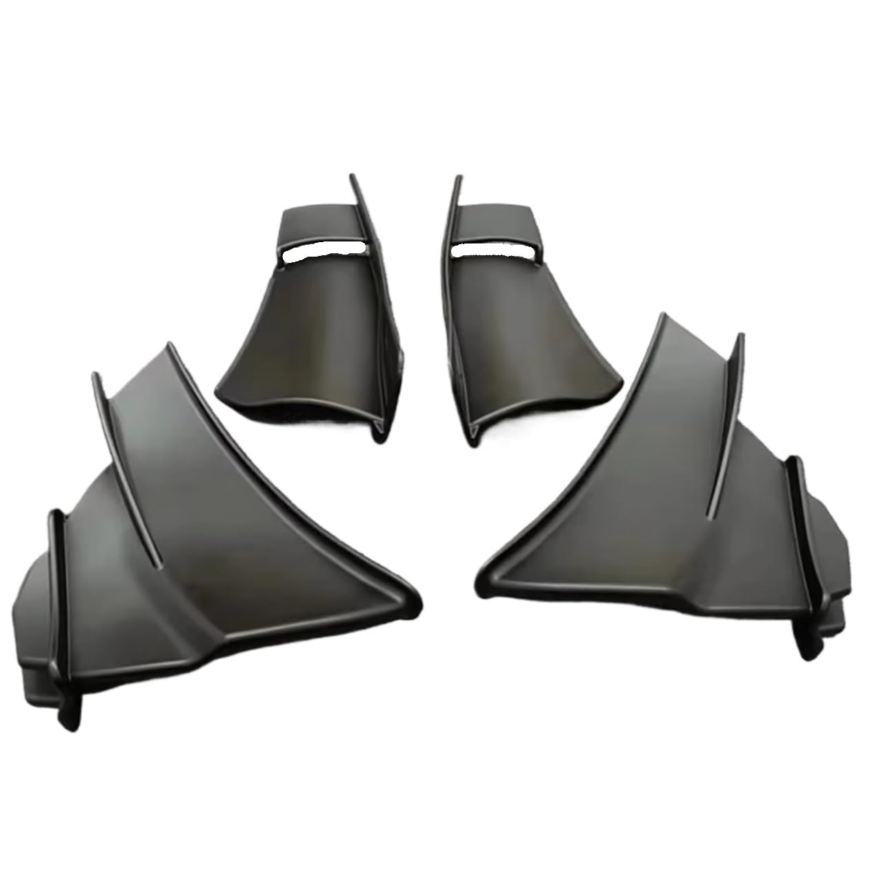YSSLYEU Motorrad-Winglets Kompatibel Mit Ducati Für Panigale Für V4/S/R/SP 2021 2022 Motorrad Winglet Aerodynamik Für Wing Kit Spoiler Motorradzubehör(Black) von YSSLYEU