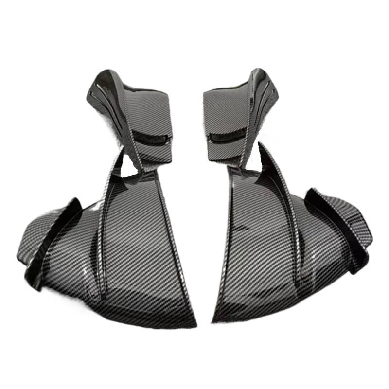 YSSLYEU Motorrad-Winglets Kompatibel Mit Ducati Für Panigale Für V4/S/R/SP 2021 2022 Motorrad Winglet Aerodynamik Für Wing Kit Spoiler Motorradzubehör(Carbon Fiber Texture) von YSSLYEU