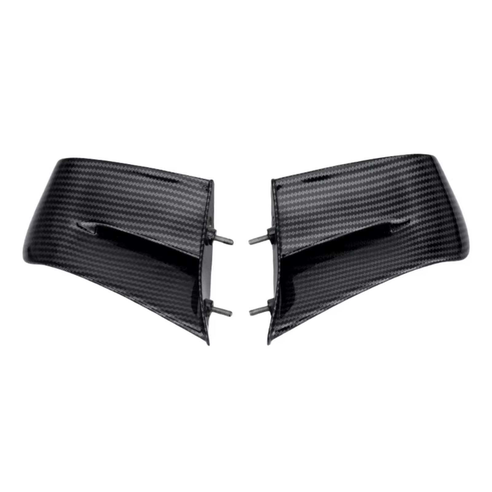 YSSLYEU Motorrad-Winglets Kompatibel Mit Ducati Für Panigale Für V4/S/R 2022 2023 2024 Motorrad-Winglet Aerodynamisch Für Flügel-Kit Spoiler Fest Für Flügel(ABS Carbon) von YSSLYEU