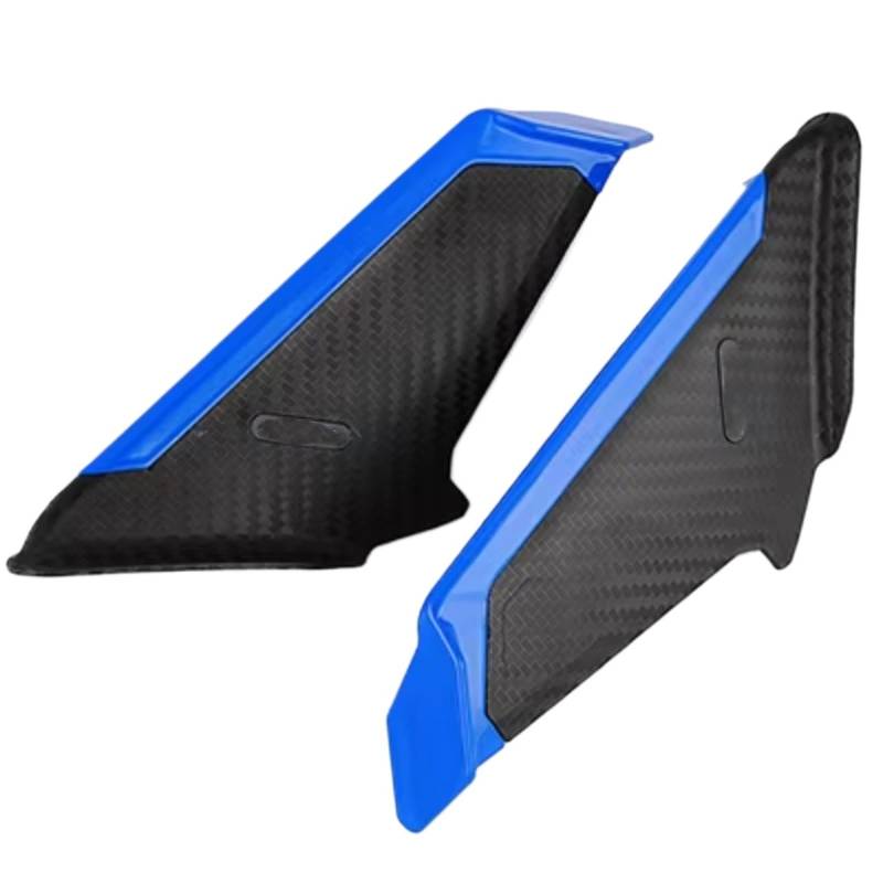 YSSLYEU Motorrad-Winglets Kompatibel Mit Ducati Für SuperSport950 Für Panigale V2/V4 Motorradverkleidung Winglet Aerodynamische Seite Für Wing Fin Spoiler Motorradzubehör(Blue) von YSSLYEU