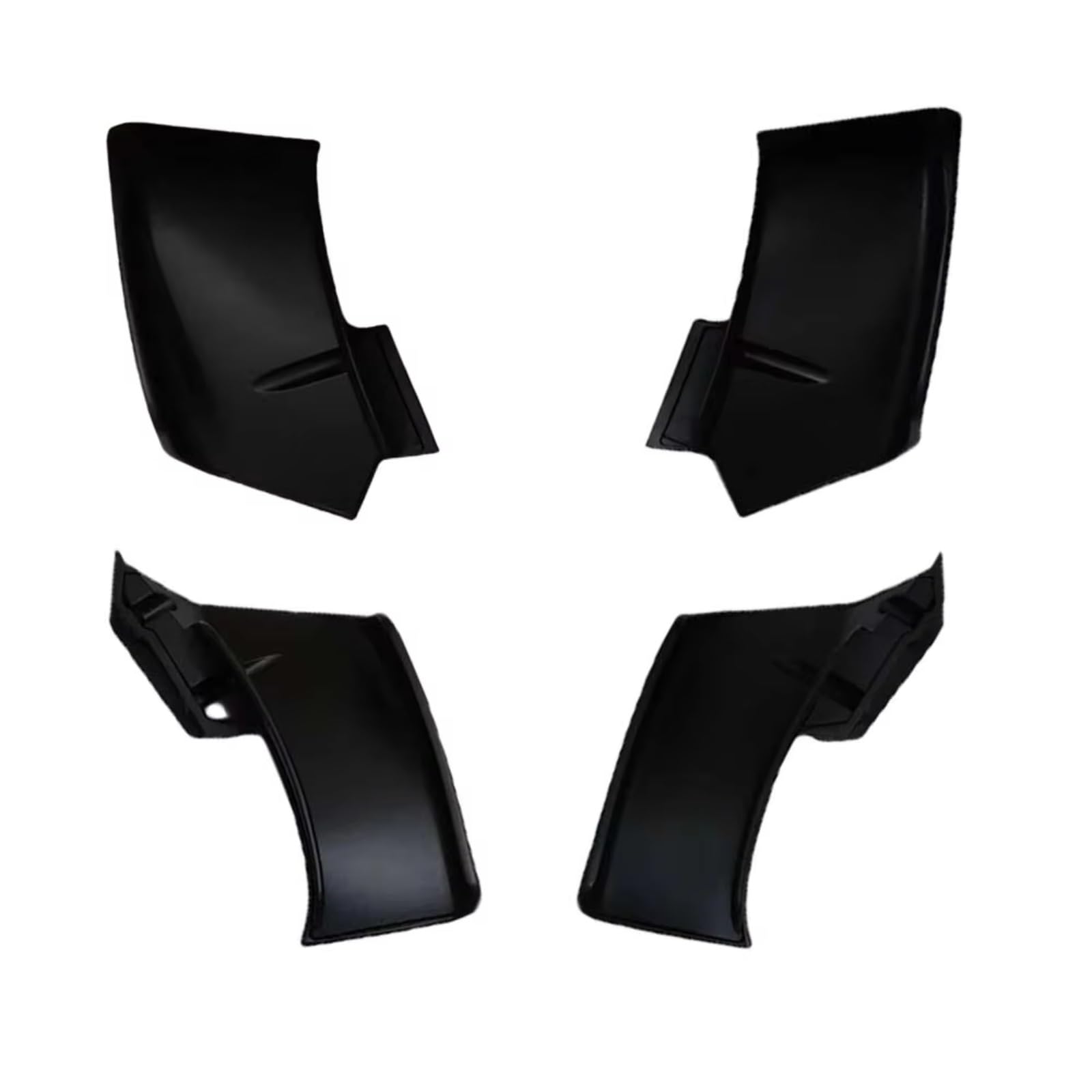 YSSLYEU Motorrad-Winglets Kompatibel Mit Ducati Für V2 Für V4/S 2021 2022 2023 Motorrad-Winglets Aerodynamisch Für Flügel-Kit Spoiler Motorrad-Zubehör(Matte Black) von YSSLYEU