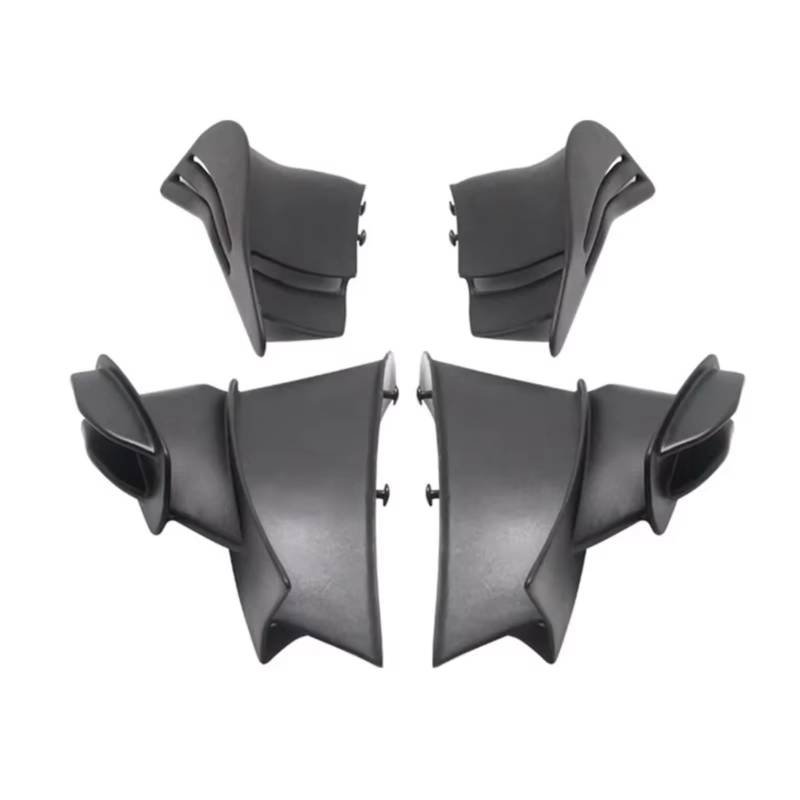 YSSLYEU Motorrad-Winglets Kompatibel Mit Ducati Für V4/S/R Für Superleggera Für V4 2018 2019 2020 2021 2022 Spoiler Für Flügelverkleidung Motorrad-Winglet-Kit Für Flügel(Black) von YSSLYEU