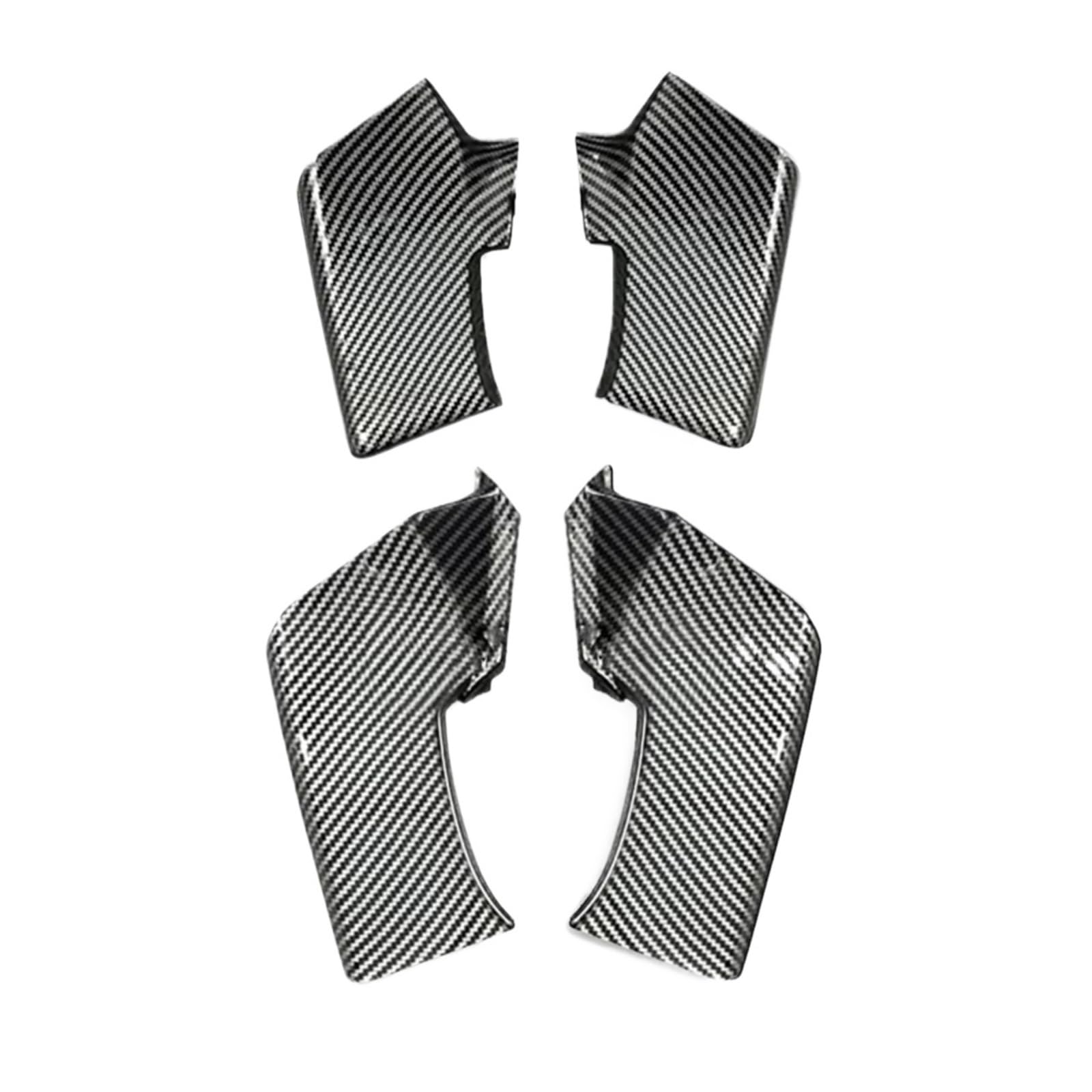 YSSLYEU Motorrad-Winglets Kompatibel Mit Ducati Für V4/S/SP 2020 2021 2022 2023 Für V2 2022 2023 2024 Winglets Wings Spoiler Fxed Motorrad Winglet Für Wing Kit(Carbon Fiber Texture) von YSSLYEU