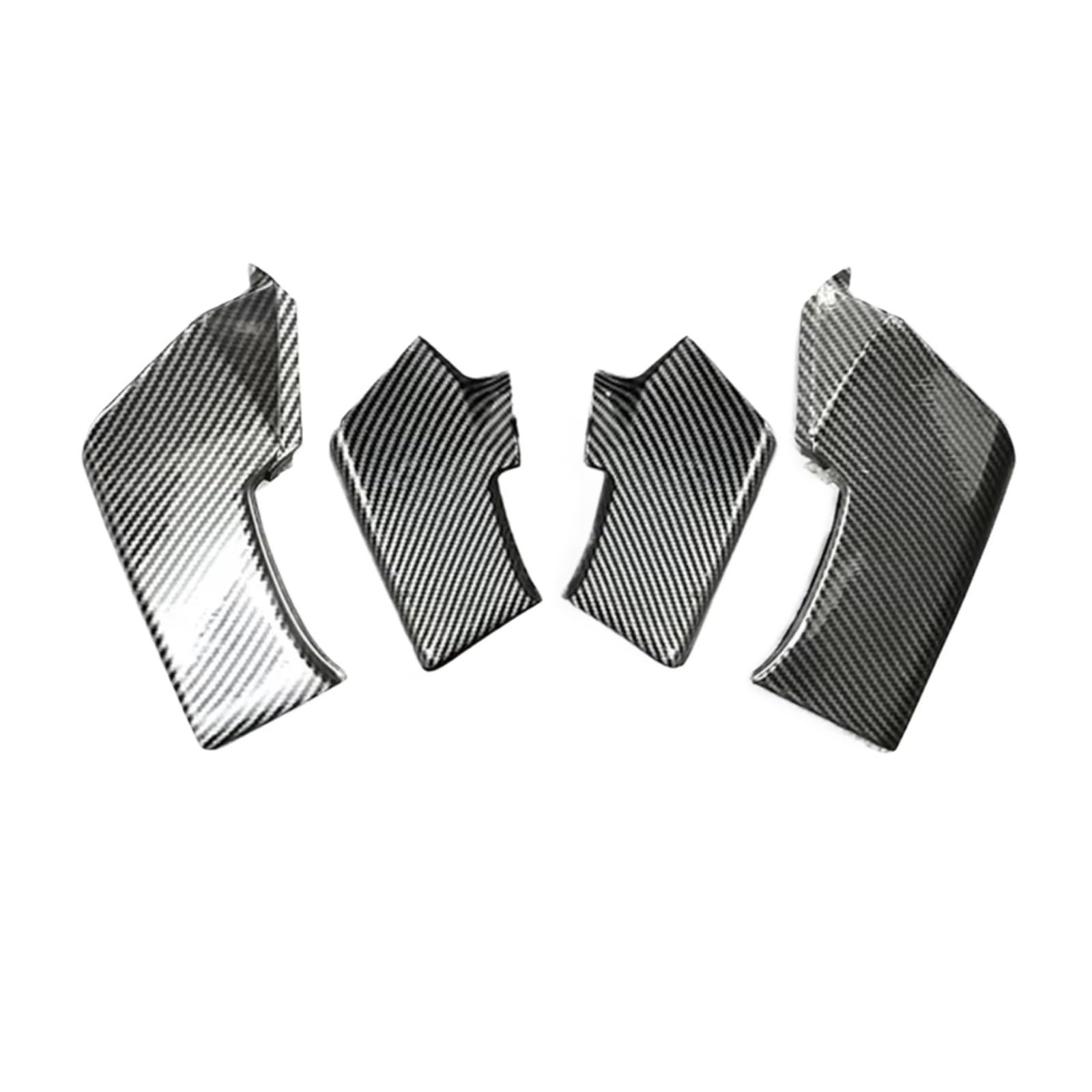 YSSLYEU Motorrad-Winglets Kompatibel Mit Ducati Für V4/S/SP 2020 2021 2022 2023 Für V2 2022 2023 Motorrad-Winglet-Flügel-Set Winglets-Flügel Spoiler Fixiert(Carbon Look) von YSSLYEU