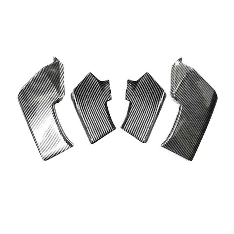 YSSLYEU Motorrad-Winglets Kompatibel Mit Ducati Für V4/S/SP 2020 2021 2022 2023 Für V2 2022 2023 Motorrad-Winglet-Flügel-Set Winglets-Flügel Spoiler Fixiert(Carbon Look) von YSSLYEU