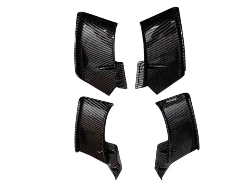 YSSLYEU Motorrad-Winglets Kompatibel Mit Ducati Für V4/S/SP 2020 2021 2022 2023 Für V2 2022 2023 Winglets Wings Spoiler Fxed Motorrad Winglet Für Wing Kit(Carbon Fiber Texture) von YSSLYEU