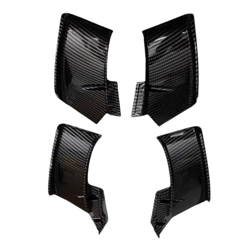YSSLYEU Motorrad-Winglets Kompatibel Mit Ducati Für V4/S 2020 2021 2022 2023 Für V4SP Für V2 2022 Winglet Aerodynamik Für Flügelabweiser Spoiler Motorradverkleidungsseite(Carbon Fiber Texture) von YSSLYEU