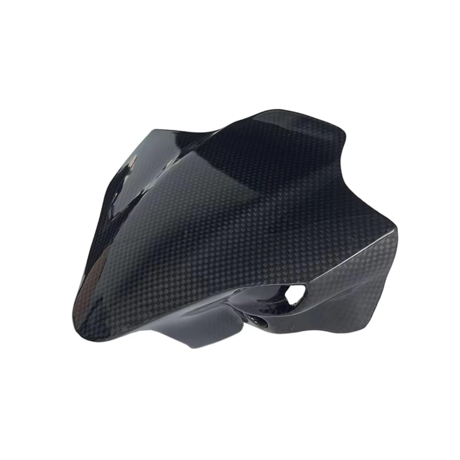 YSSLYEU Motorrad-Winglets Kompatibel Mit Ducati Für V4/S Für V2 2018 2019 2020 2021 2022 Frontscheibe Aus Kohlefaser Motorrad-Windabweiser Spoiler Instrumentenabdeckung(Bright Twill) von YSSLYEU
