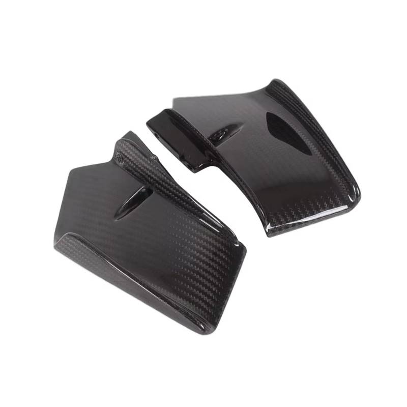 YSSLYEU Motorrad-Winglets Kompatibel Mit Ducati Für V4 Für V4S Für V2/S Spoiler Feste Winglets Flügel 2020 2021 Carbon-Faser-Motorrad-Luftabweiser Für Flügel(Gloss) von YSSLYEU