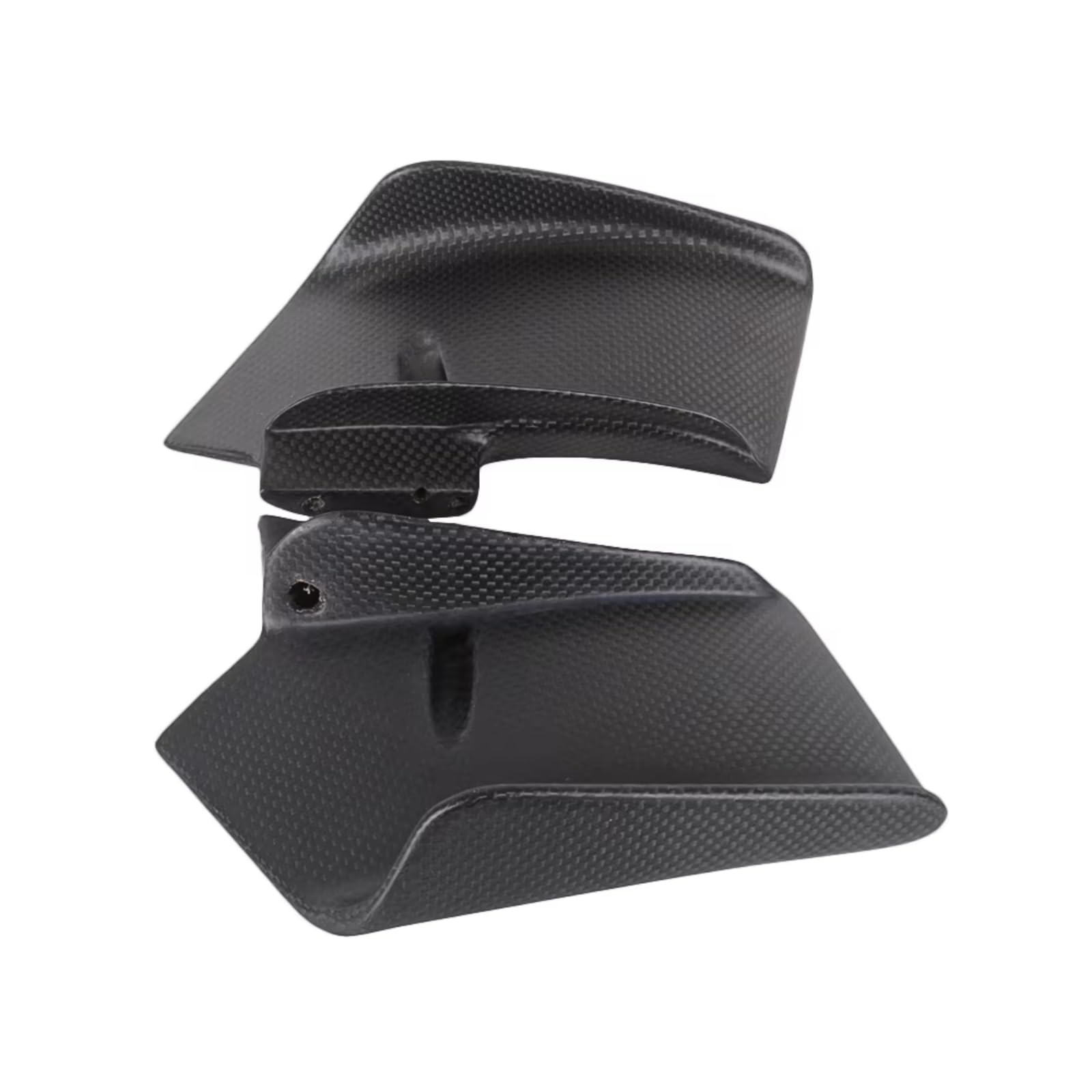 YSSLYEU Motorrad-Winglets Kompatibel Mit Ducati Für V4 Für V4S Für V2/S Spoiler Feste Winglets Flügel 2020 2021 Carbon-Faser-Motorrad-Luftabweiser Für Flügel(Matt) von YSSLYEU