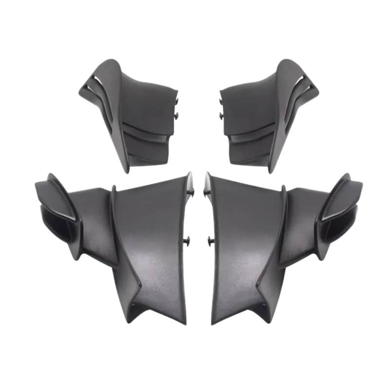 YSSLYEU Motorrad-Winglets Kompatibel Mit Ducati Für V4 Für V4S Für V4R 2021–2022 Fester Wind Für Flügel Spoiler Seitenabdeckung Motorradteile Motorrad Fester Wind Für Flügel(Black) von YSSLYEU