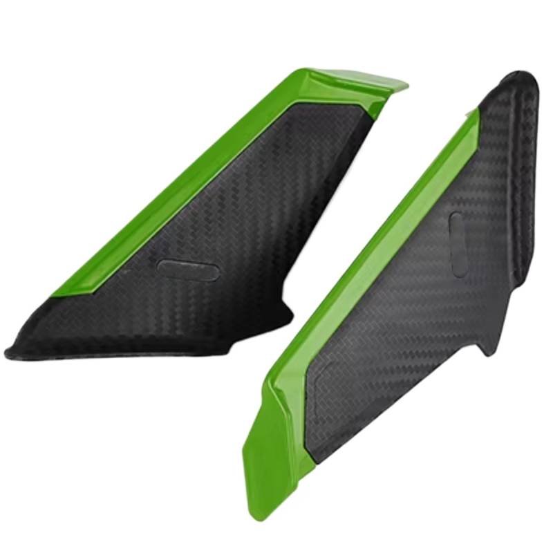 YSSLYEU Motorrad-Winglets Kompatibel Mit MV Für F3-800 Für F3-675 Motorradverkleidung Winglet Aerodynamische Seite Für Wing Fin Spoiler Motorradzubehör(Green) von YSSLYEU