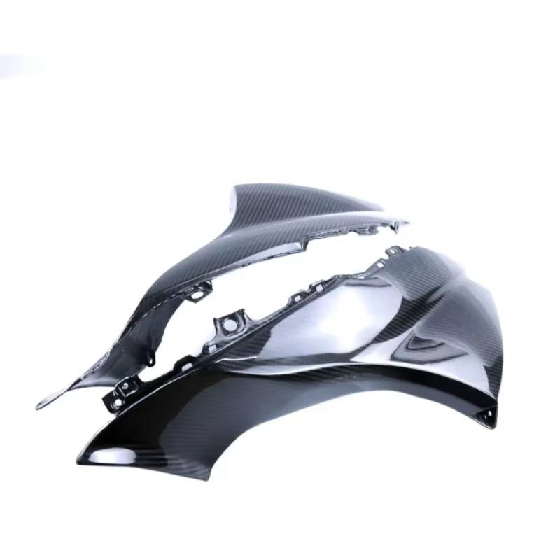 YSSLYEU Motorrad-Winglets Kompatibel Mit Suzuki Für GSX-R1000 2017 2018 2019 2020 2021 2022 Motorrad-Oberseitenverkleidungen Reine Kohlefaser-Spoiler-Seitenverkleidungs-Kits von YSSLYEU