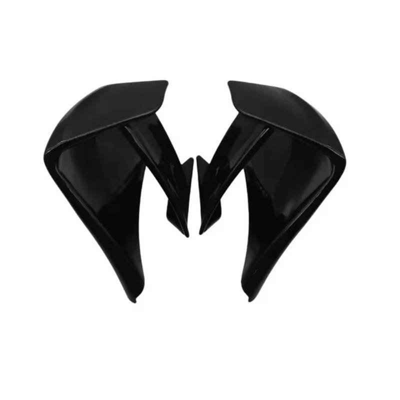 YSSLYEU Motorrad-Winglets Kompatibel Mit Suzuki Für GSX-R1000 2017–2023 Motorrad-Heckflügelteile Aerodynamische Feste Winglet-Verkleidungshaube Fester Flügel(Glossy Black) von YSSLYEU