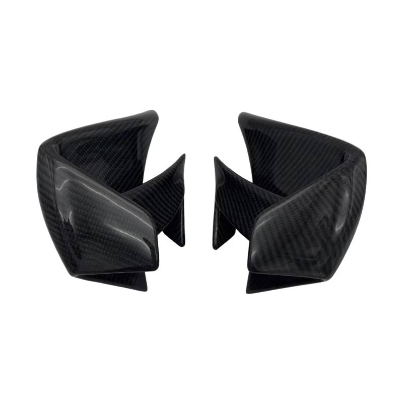 YSSLYEU Motorrad-Winglets Kompatibel Mit Suzuki Für GSX-R1000 Für GSX-R1000R 2017–2023 Aerodynamische Motorrad-Seitenflügel Fester Wind Für Flügel-Spoiler-Verkleidungsset(Matte Carbon Fiber) von YSSLYEU