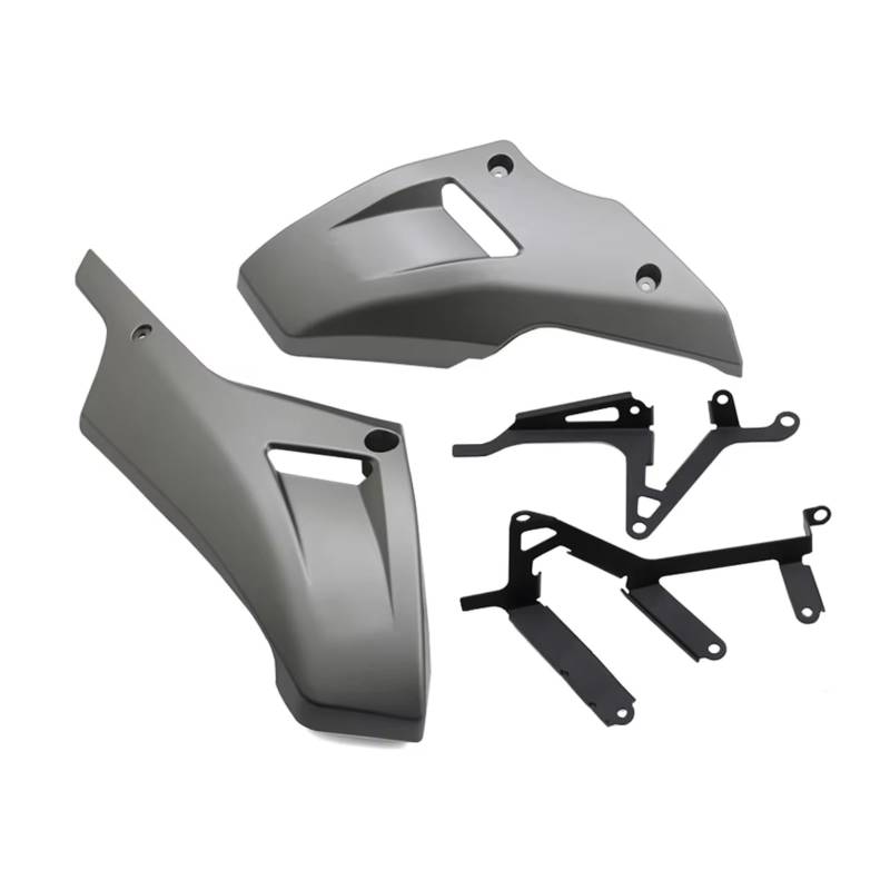 YSSLYEU Motorrad-Winglets Kompatibel Mit Yamaha Für MT-07 Für FZ07 Für Tracer700 Motorspoilerbauch Für Pan Unterer Verkleidungsrahmenschutz Motorschutz(Gray) von YSSLYEU