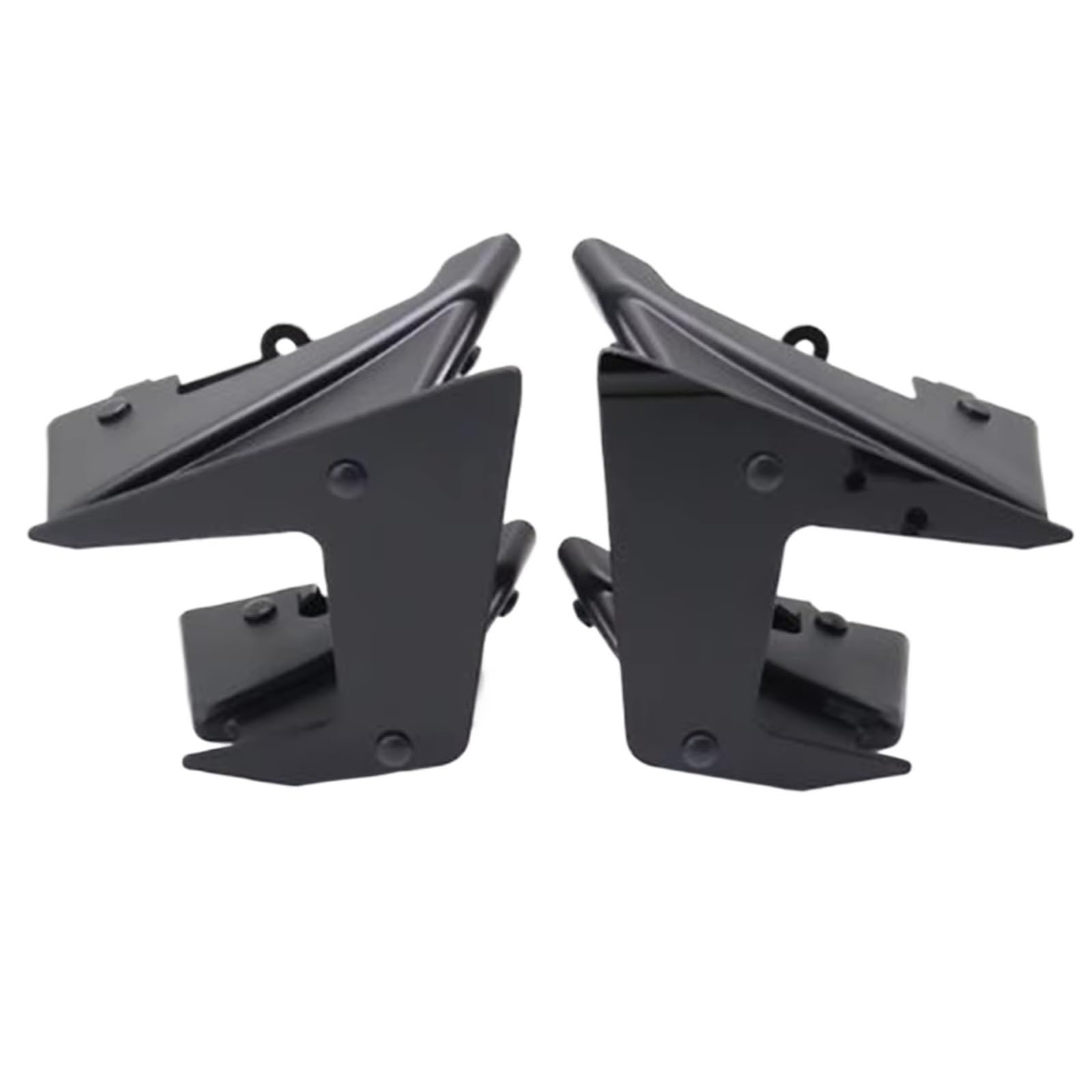 YSSLYEU Motorrad-Winglets Kompatibel Mit Yamaha Für MT-09 Für MT09SP 2017–2020 Motorradteile Seitlicher Abtrieb Für Nackte Spoiler Feste Winglet-Verkleidung Für Flügelabweiser(Black) von YSSLYEU