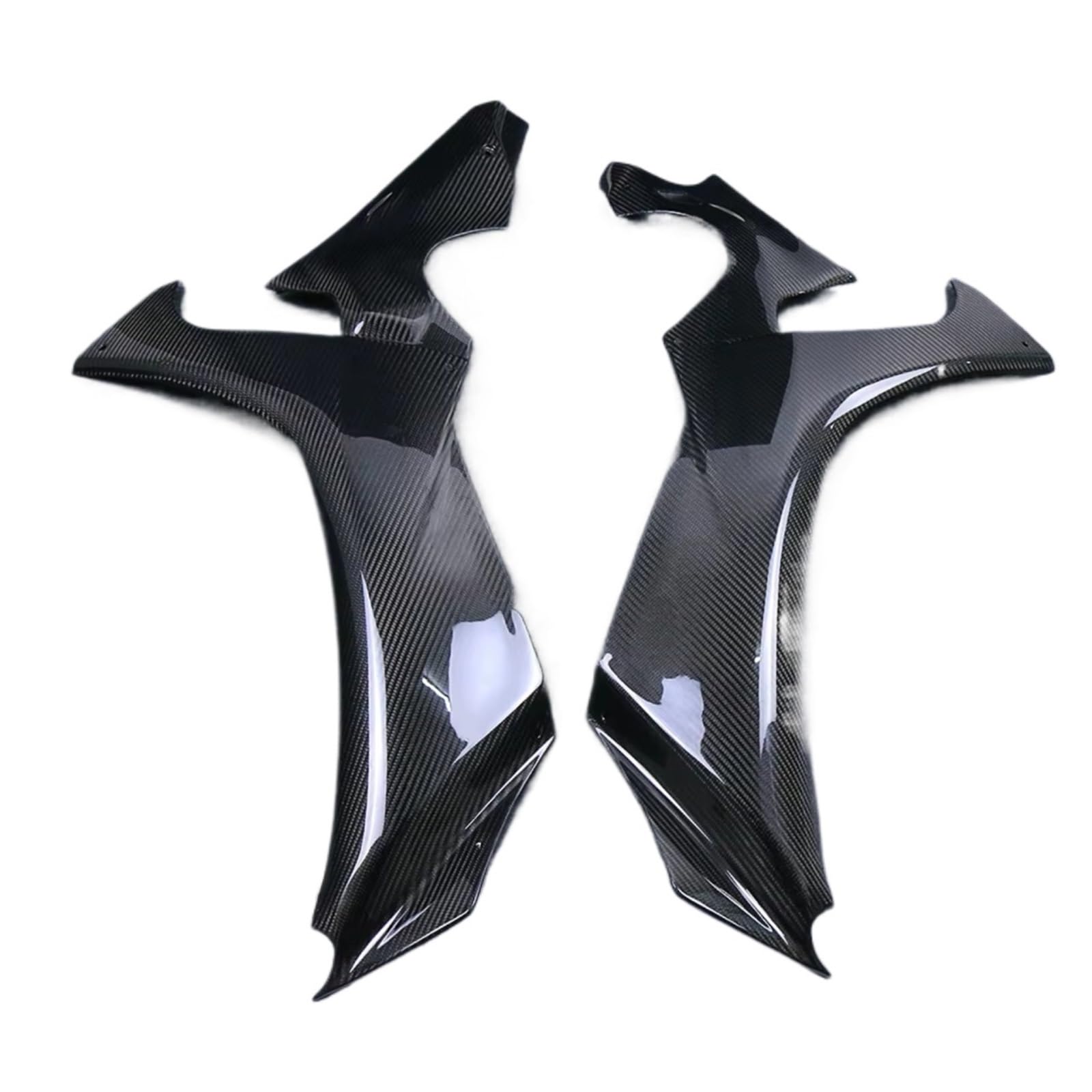 YSSLYEU Motorrad-Winglets Kompatibel Mit Yamaha Für R1 Für R1M 2020 2021 2022 2023 Seitenteile Abdeckungen Spoiler Verkleidung Kits Motorrad Zubehör(1 Set) von YSSLYEU