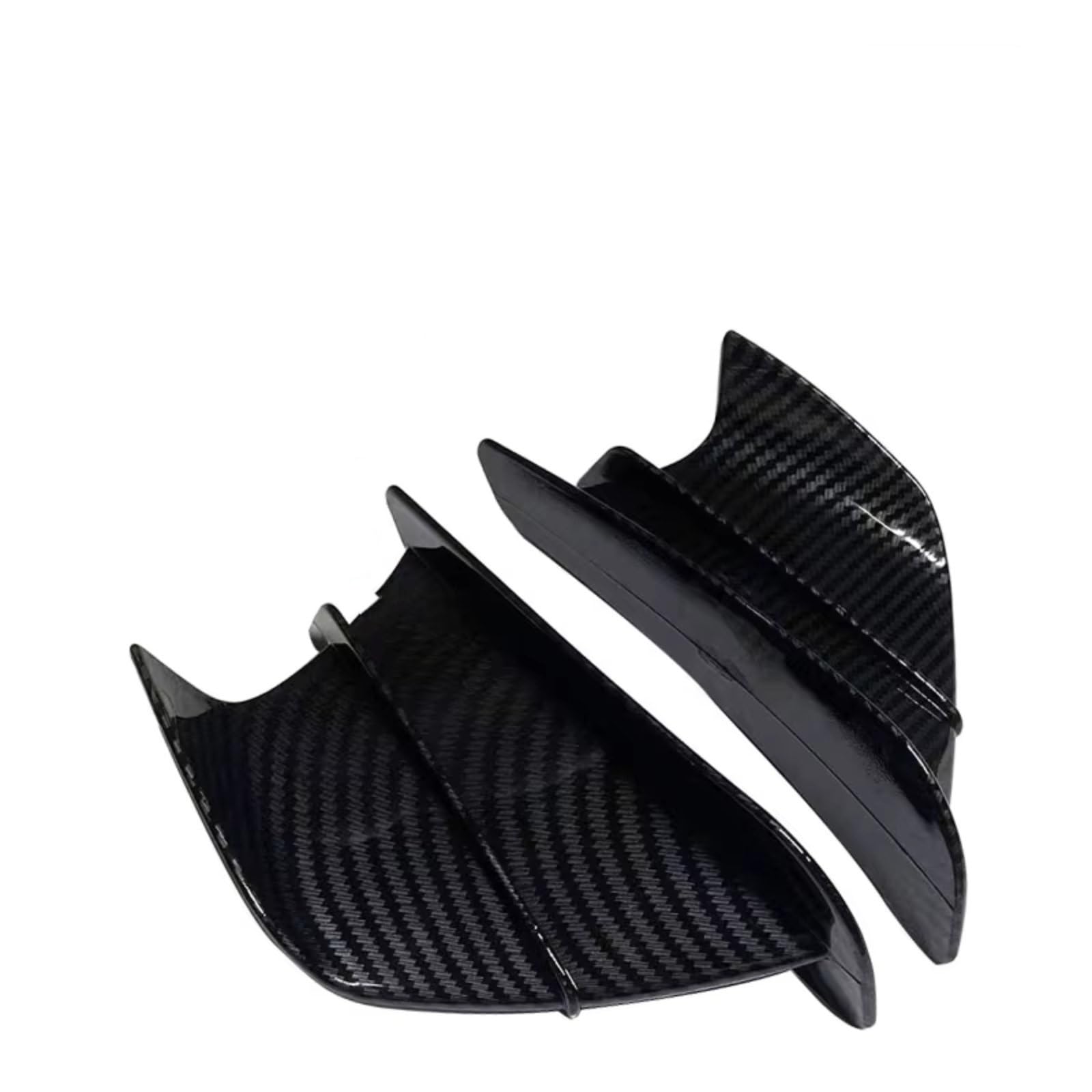 YSSLYEU Motorrad-Winglets Kompatibel Mit Yamaha Für R1 Für R6 Motorrad Winglet Aerodynamik Für Wing Kit Spoiler Motorradzubehör Motorrad-Ersatzteile(Glossy Carbon Look) von YSSLYEU
