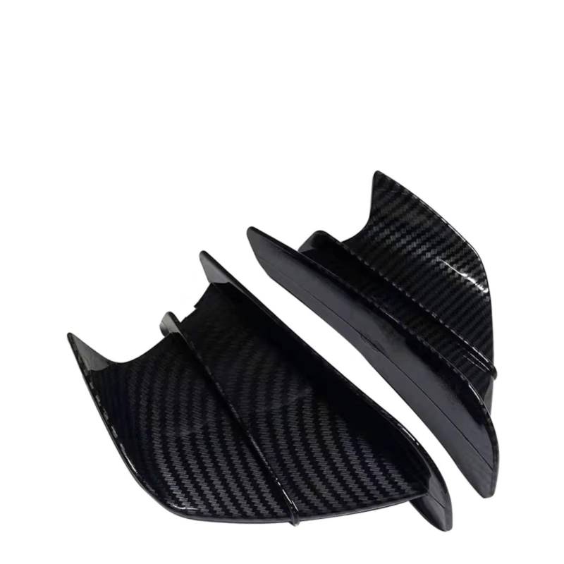 YSSLYEU Motorrad-Winglets Kompatibel Mit Yamaha Für R1 Für R6 Motorrad Winglet Aerodynamik Für Wing Kit Spoiler Motorradzubehör Motorrad-Ersatzteile(Glossy Carbon Look) von YSSLYEU