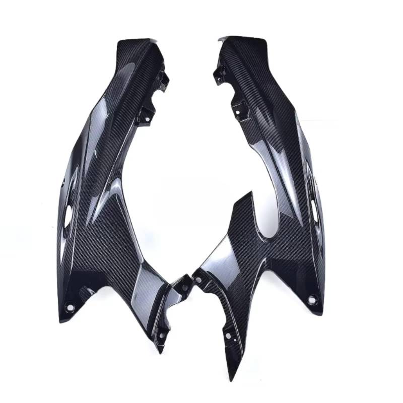 YSSLYEU Motorrad-Winglets Kompatibel Mit Yamaha Für R6 2017–2024 Motorrad-Zubehör Und Teile Komplette 3K-Spoiler-Seitenverkleidungen Aus Reiner Kohlefaser von YSSLYEU