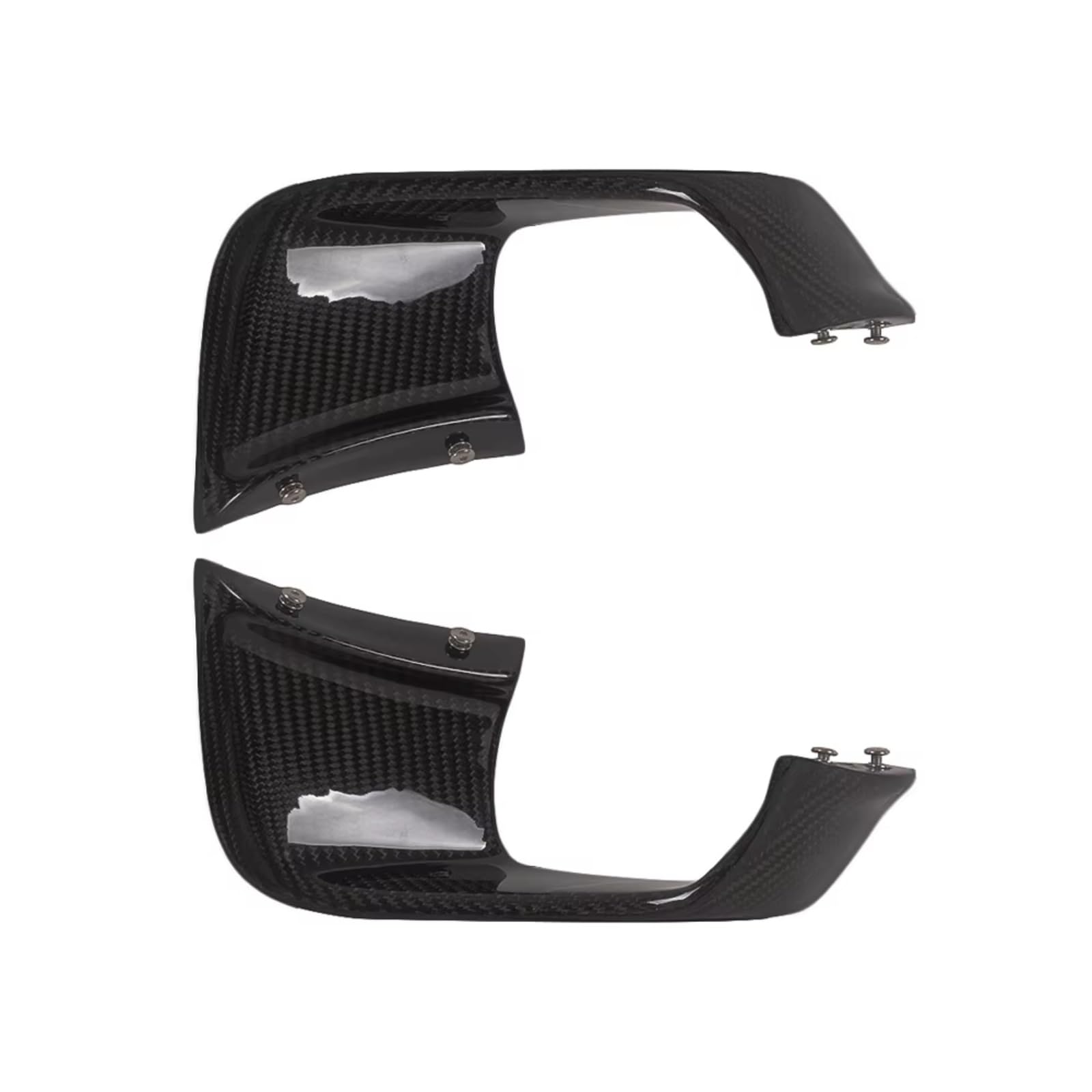 YSSLYEU Motorrad-Winglets Kompatibel Mit Yamaha Für YZF-R1/R1M 2015–2023 Motorrad-Winglets Flügel-Set Spoiler Luftabweiser Seitliches Aerodynamisches Motorradzubehör(Gloss Black) von YSSLYEU