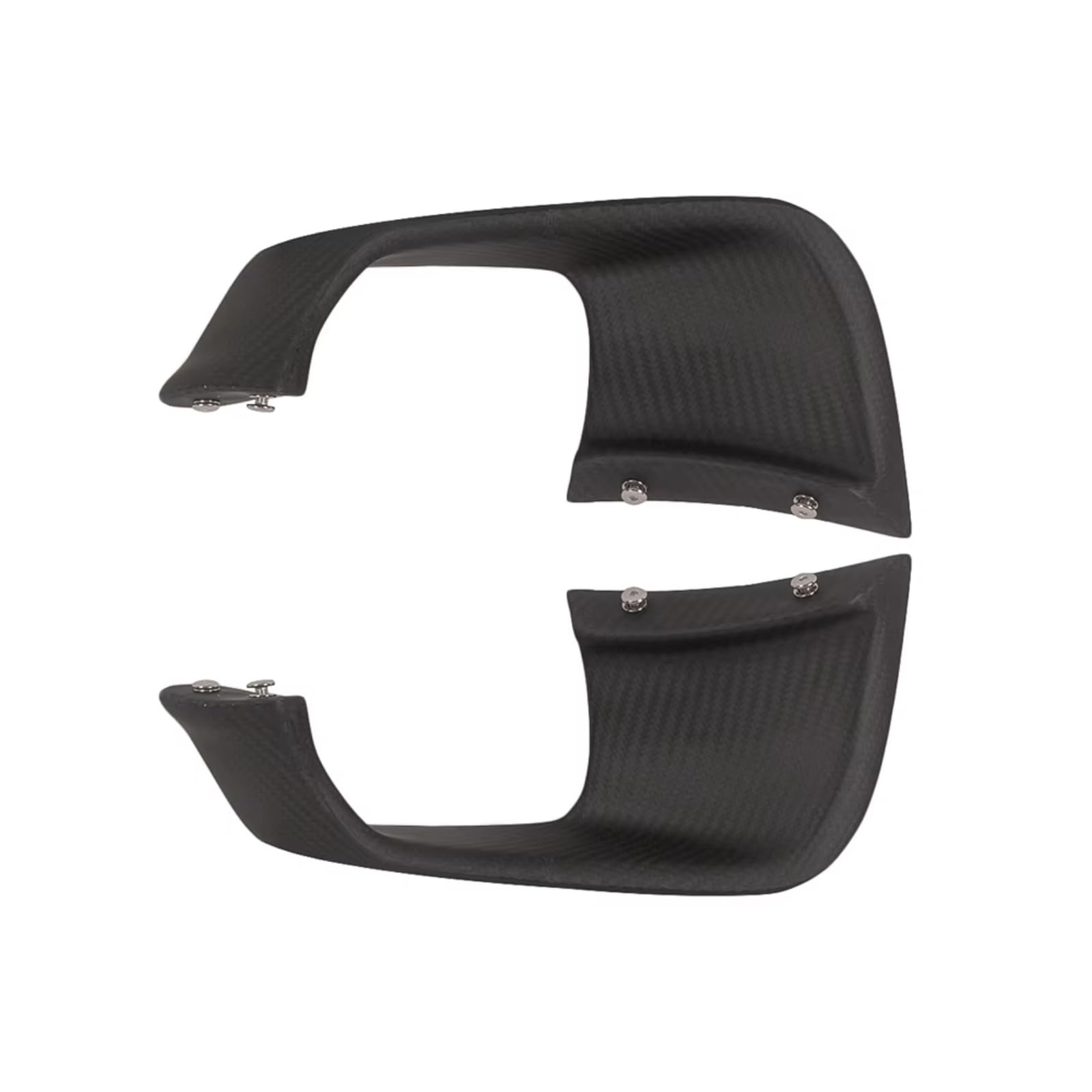 YSSLYEU Motorrad-Winglets Kompatibel Mit Yamaha Für YZF-R1/R1M 2015–2023 Motorrad-Winglets Flügel-Set Spoiler Luftabweiser Seitliches Aerodynamisches Motorradzubehör(Matt Black) von YSSLYEU