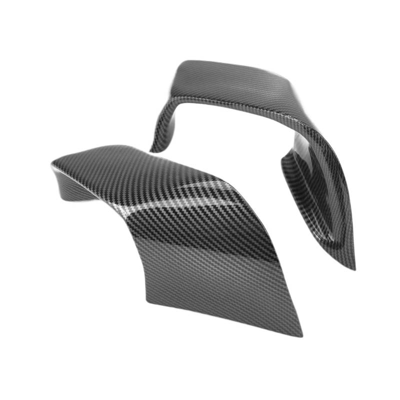 YSSLYEU Motorrad-Winglets Kompatibel Mit Yamaha Für YZF-R1 Für YZF-R1M 2015–2022 Für YZF-R6 2017–2022 Aerodynamische Winglets Windschutzscheibenverkleidung Für Flügel(Carbon Fiber) von YSSLYEU