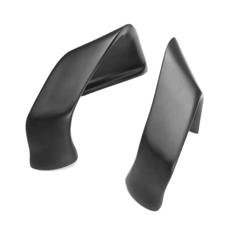 YSSLYEU Motorrad-Winglets Kompatibel Mit Yamaha Für YZF-R1 Für YZF-R1M 2015–2022 Für YZF-R6 2017–2022 Aerodynamische Winglets Windschutzscheibenverkleidung Für Flügel(Matte Black) von YSSLYEU