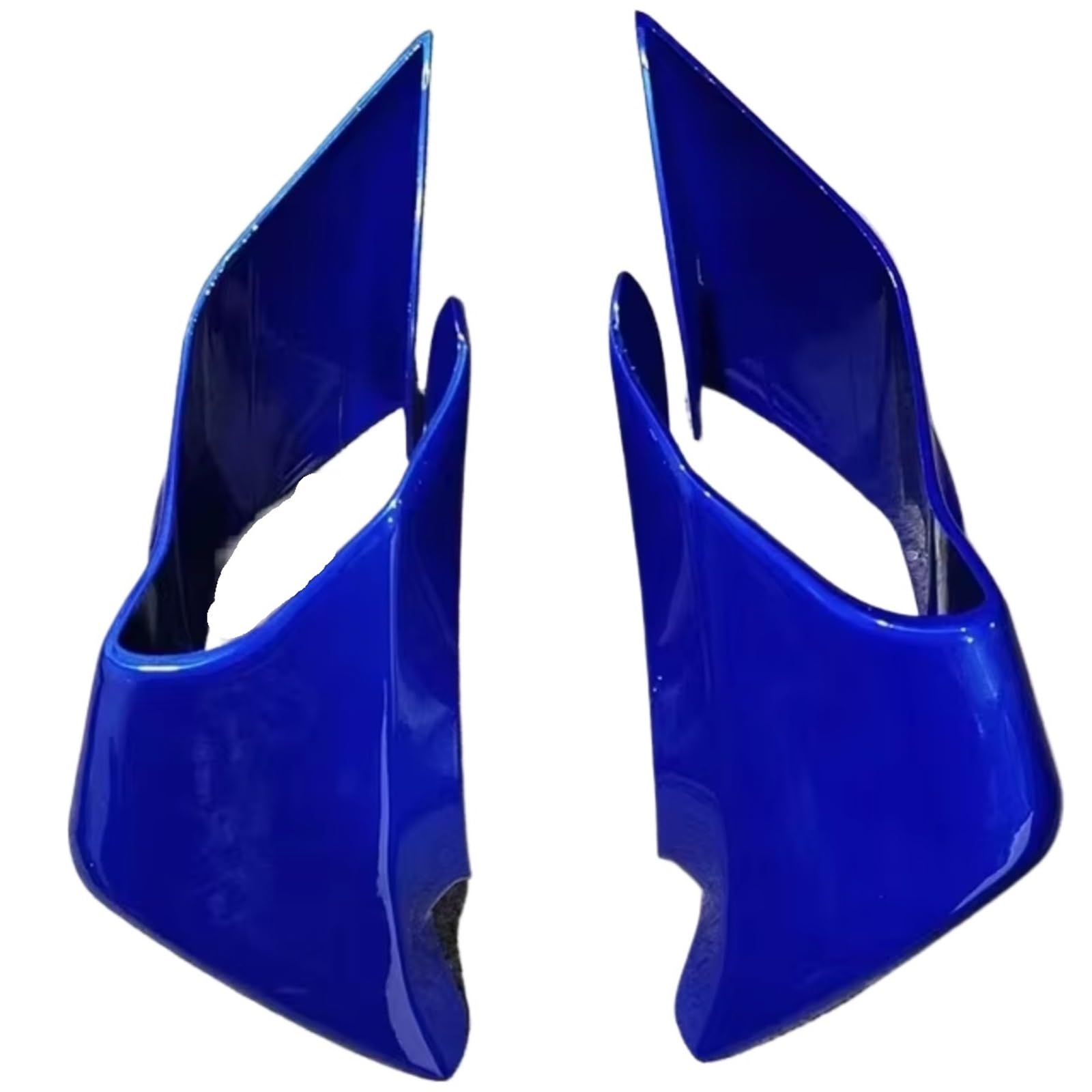 YSSLYEU Motorrad-Winglets Kompatibel Mit Yamaha Für YZF-R1 Für YZF-R1M 2019–2024 Für Wing Air Guide Spoiler Querruder Motorrad Fixiert Für Flügelabdeckung(Blue) von YSSLYEU