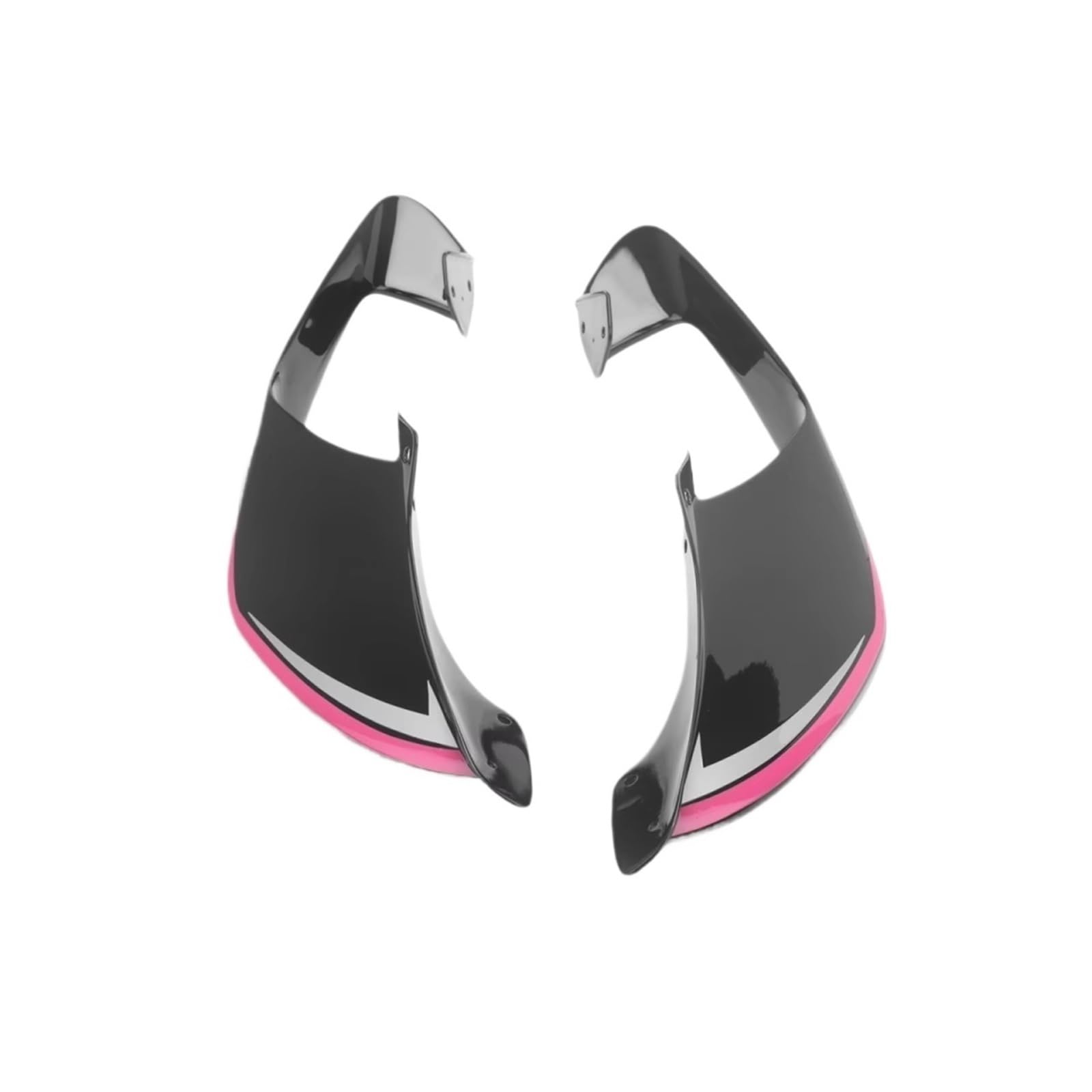 YSSLYEU Motorrad-Winglets Kompatibel Mit Yamaha Für YZF-R1 Für YZF-R1M 2020–2024 Motorrad-Sport-Abtrieb Nackte Seitenspoiler Winglet-Kit Spoiler-Windflügel(Glossy Black pink) von YSSLYEU