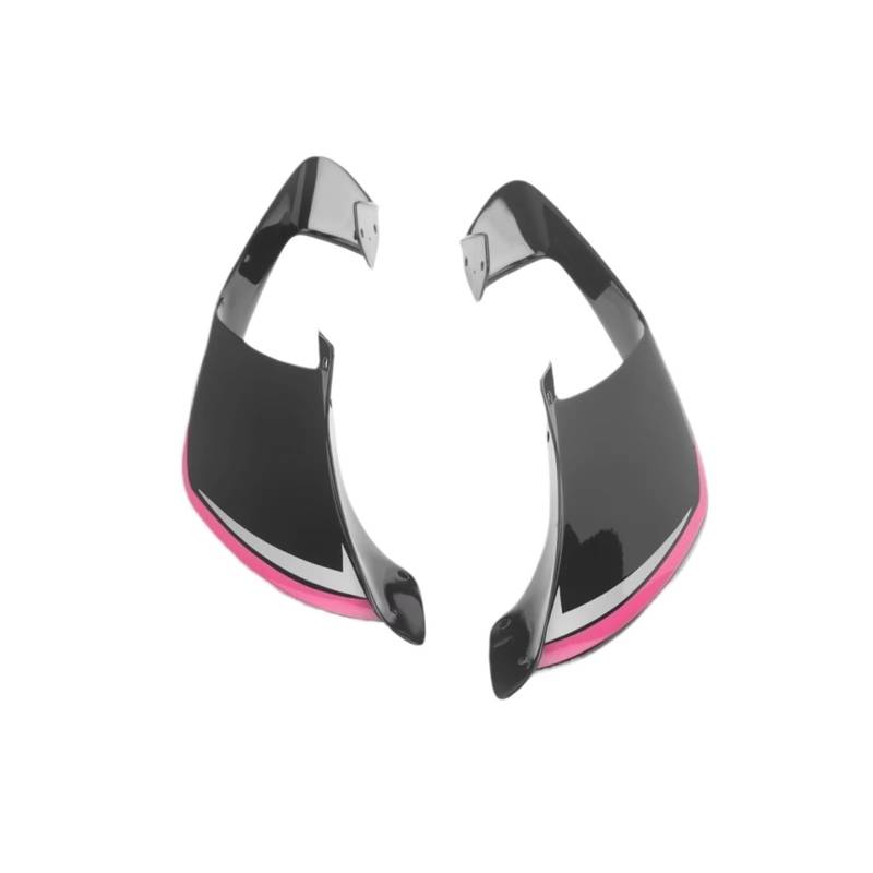 YSSLYEU Motorrad-Winglets Kompatibel Mit Yamaha Für YZF-R1 Für YZF-R1M 2020–2024 Motorrad-Sport-Abtrieb Nackte Seitenspoiler Winglet-Kit Spoiler-Windflügel(Glossy Black pink) von YSSLYEU
