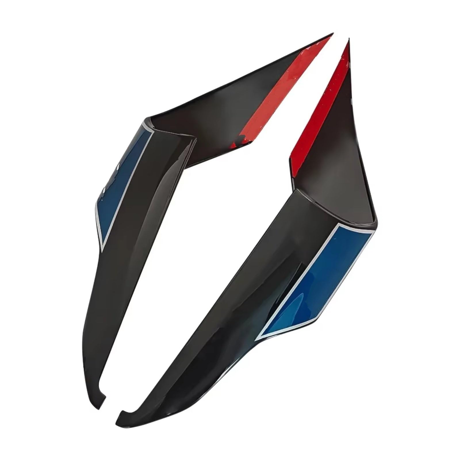 YSSLYEU Motorrad-Winglets Kompatibel Mit Yamaha Für YZF-R3 2019–2023 Motorrad-Heckschwanz Für Flügelseite Verkleidung Spoiler Verkleidungsseite Für Flügel-Luftführung(Dark Gray Blue) von YSSLYEU