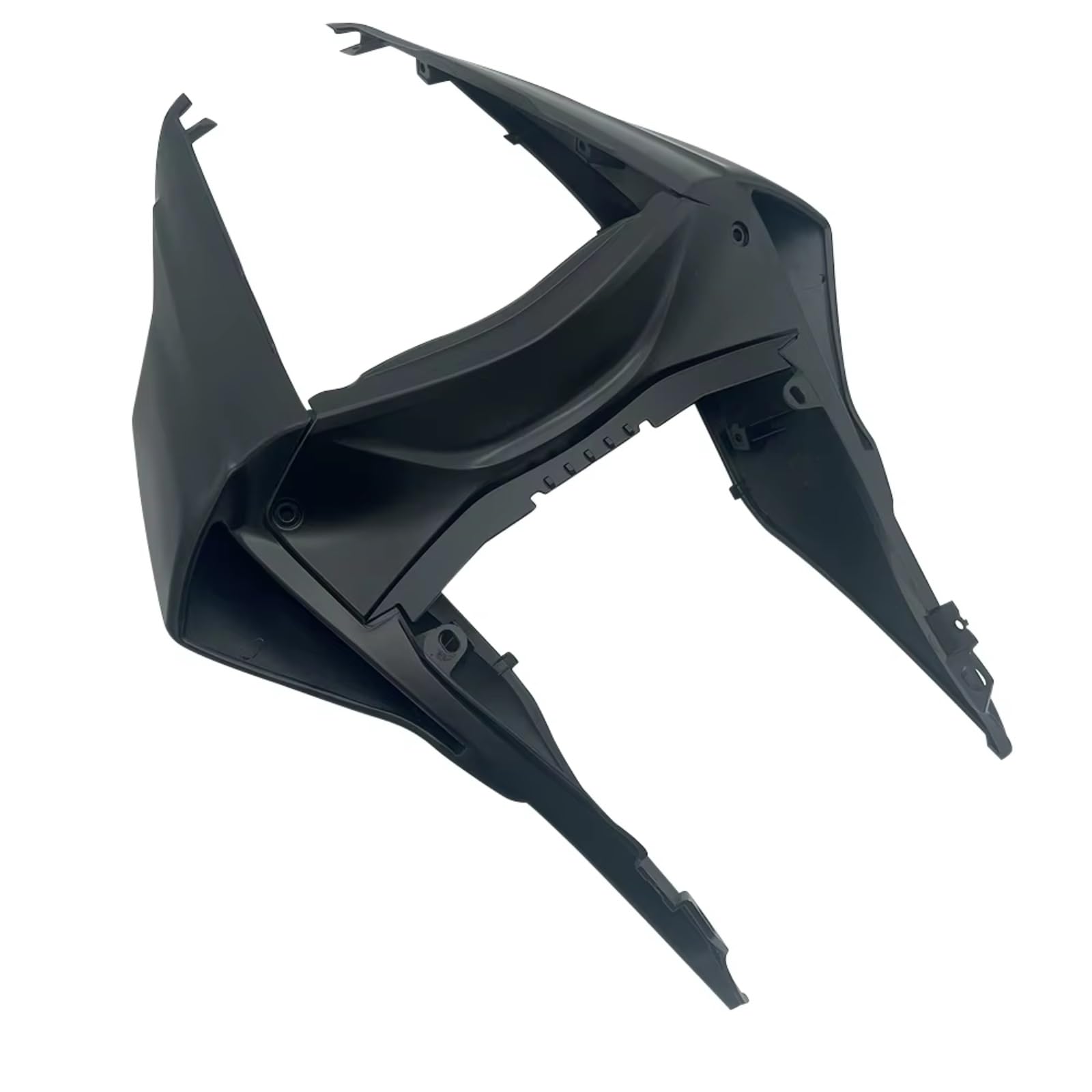 YSSLYEU Motorrad-Winglets Kompatibel Mit Yamaha Für YZF-R3 Für YZF-R25 2019–2023 Motorradzubehör Fester Wind Für Flügel Heckverkleidung Spoiler Für Sitzhinterabdeckung(Matte Black) von YSSLYEU