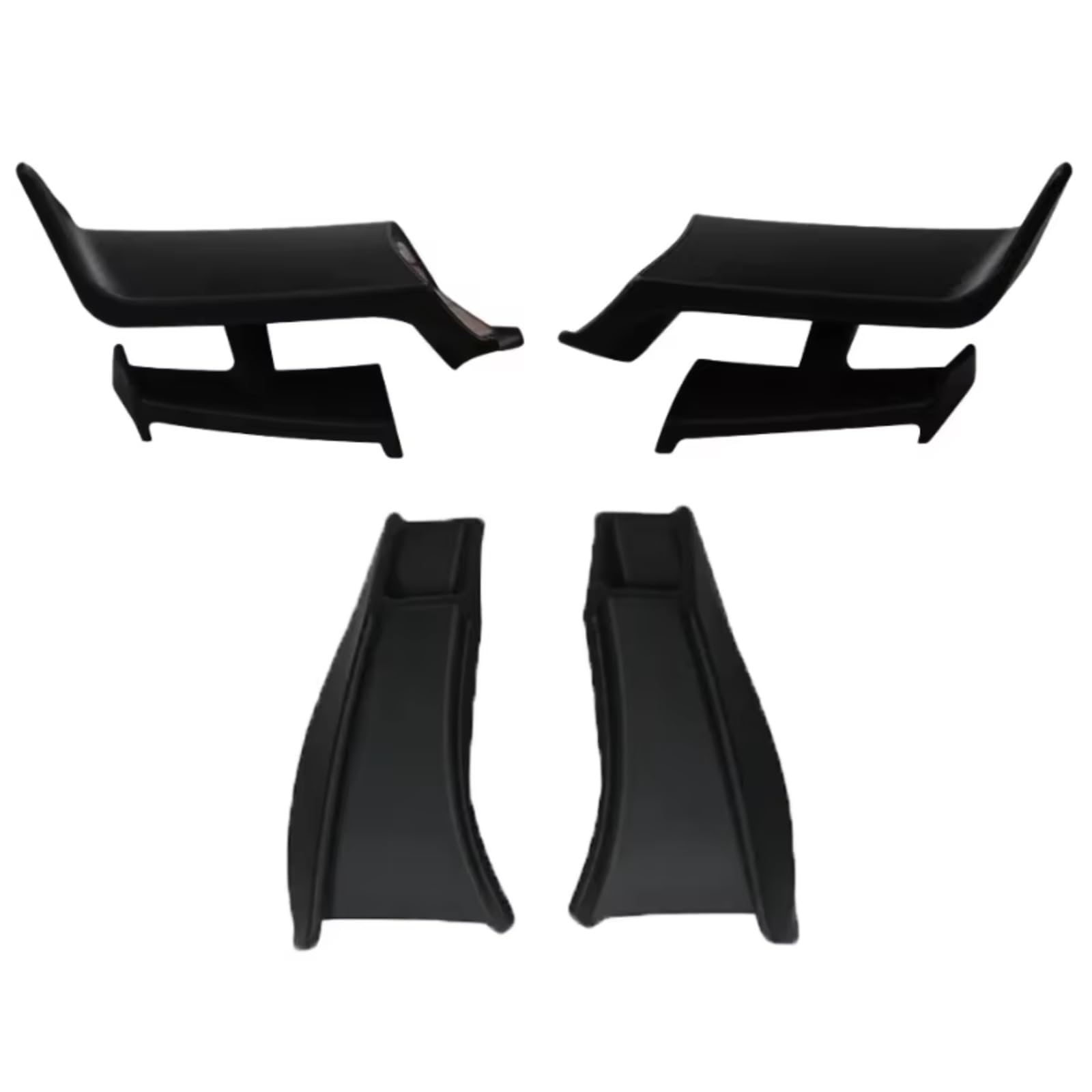 YSSLYEU Motorrad-Winglets Kompatibel Mit Yamaha Für YZF-R6 2017 2018 2019 2020 Seitenflügel-Spoiler Fest Für Flügel Motorradverkleidungszubehör Aerodynamische Seite Für Flügel von YSSLYEU