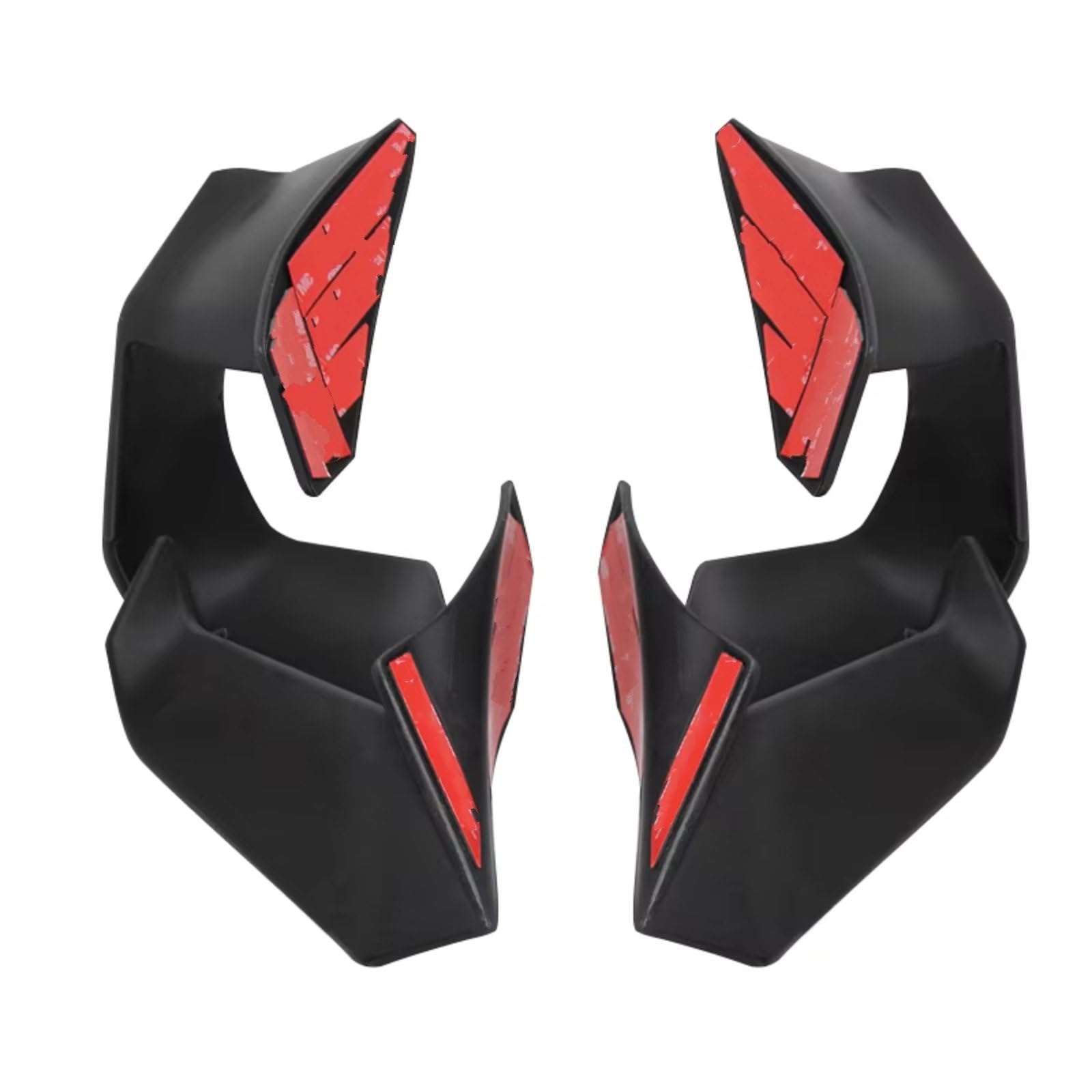 YSSLYEU Motorrad-Winglets Kompatibel Mit Yamaha Für YZF-R7 2021 2022 2023 Motorradzubehör Winglet Aerodynamische Seite Für Flügel ABS Fin Spoiler(Matte Black) von YSSLYEU