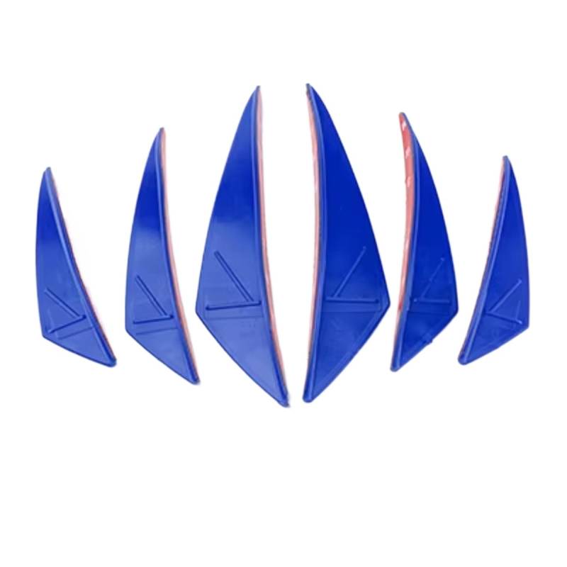 YSSLYEU Motorrad-Winglets Kompatibel Mit Yamaha Motorrad Front Winglet Verkleidung Seite Für Flügel Windschutzscheibe Luftabweiser Aerodynamisch Für Wing Kit Spoiler(Blue) von YSSLYEU
