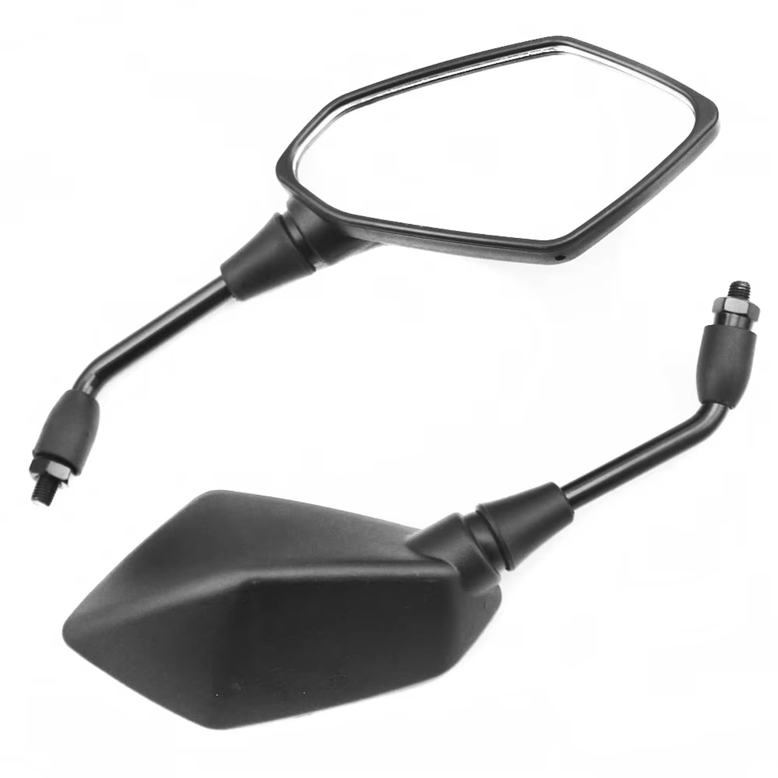 YSSLYEU Motorradspiegel Für Lenker Für G650X Für G450X Für G310R Für F650CS Für F800R Motorrad Rearview Außenspiegel Motorrad Rückspiegel Upgrade Zubehör(Black) von YSSLYEU
