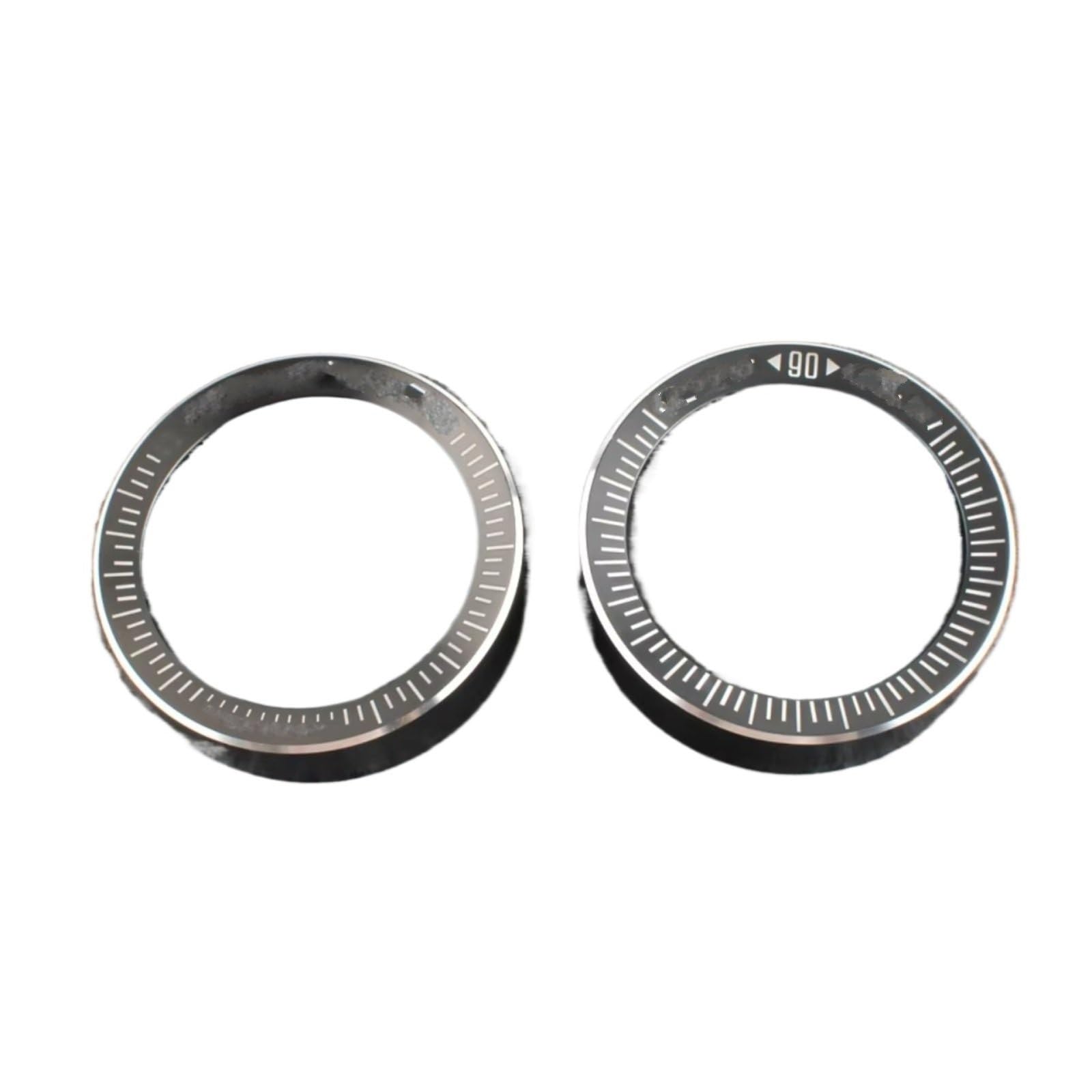 YSSLYEU Tachometer Gehäuse Abdeckung Für R-Nine T Für R9T 2019 2020 2021 2022 2023 2 Stück Motorrad Tacho Lünette Messring Drehzahlmesser Kilometerzähler Verkleidungsabdeckung(Metallic) von YSSLYEU