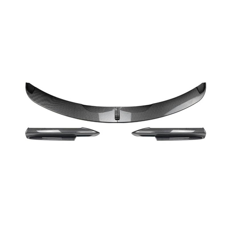 Auto Frontspoiler Frontlippe Spoiler für BMW 3 Series E90 E91 Early M-Tech 2005-2008, Anti Kollision Frontstoßstange Spoiler Body Kit, Auto Mods Exterieur,B-Carbon Fiber von YTECAPM