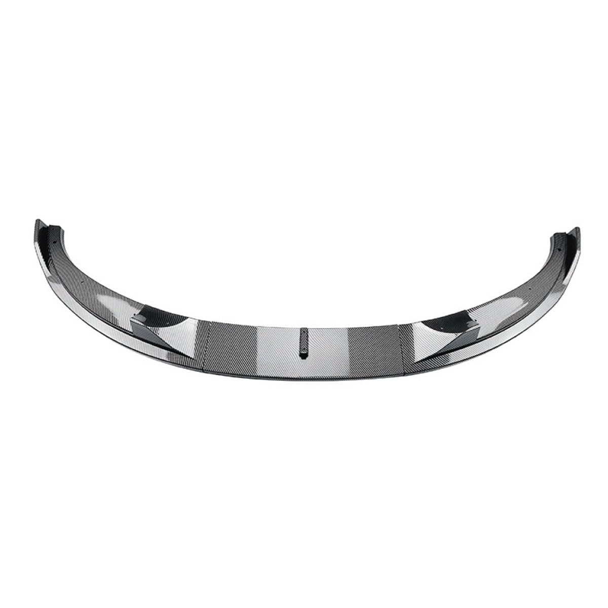 Auto Frontspoiler Frontlippe Spoiler für BMW 5 Series E60 E61 M5 2005-2010, Anti Kollision Frontstoßstange Spoiler Body Kit, Auto Mods Exterieur,B-Carbon Fiber von YTECAPM