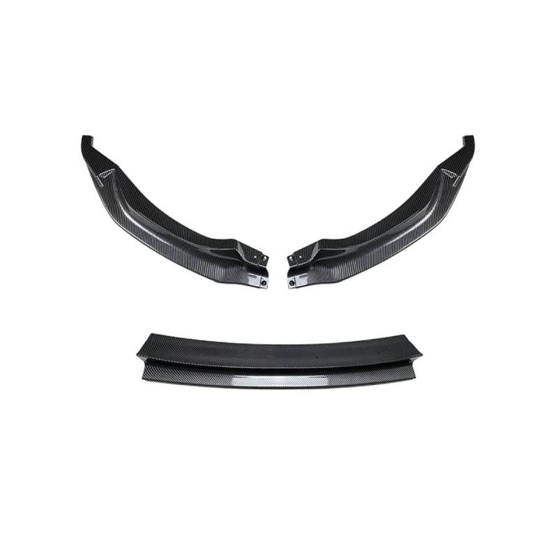Auto Frontspoiler Frontlippe Spoiler für BMW M4 F82 F83 M3 F80 2015-2020, Anti Kollision Frontstoßstange Spoiler Body Kit, Auto Mods Exterieur,B-Carbon Fiber von YTECAPM
