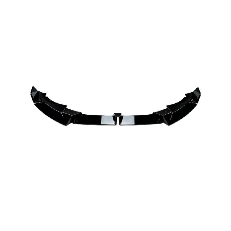 Auto Frontspoiler Frontlippe Spoiler für BMW X6 G06 LCI 2023+ M Sport, Anti Kollision Frontstoßstange Spoiler Body Kit, Auto Mods Exterieur,A-Glossy Black von YTECAPM