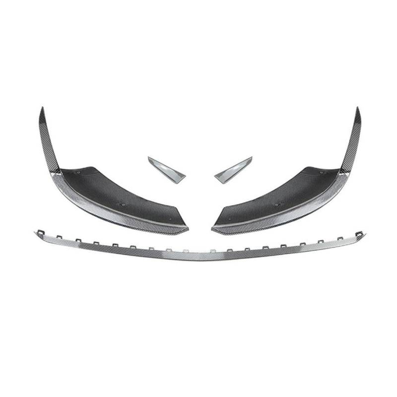 Auto Frontspoiler Frontlippe Spoiler für Benz A-Class w177 Later a200 a35 a180 amg 2023+, Anti Kollision Frontstoßstange Spoiler Body Kit, Auto Mods Exterieur,B-Carbon Fiber von YTECAPM