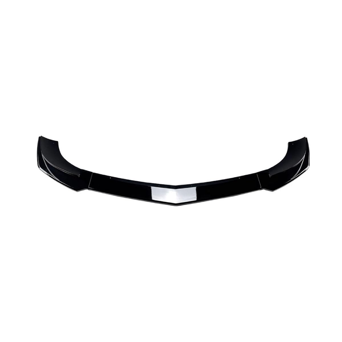 Auto Frontspoiler Frontlippe Spoiler für Benz C-Class W204 S204 Late AMG Line 2011-2014, Anti Kollision Frontstoßstange Spoiler Body Kit, Auto Mods Exterieur,A-Glossy Black von YTECAPM