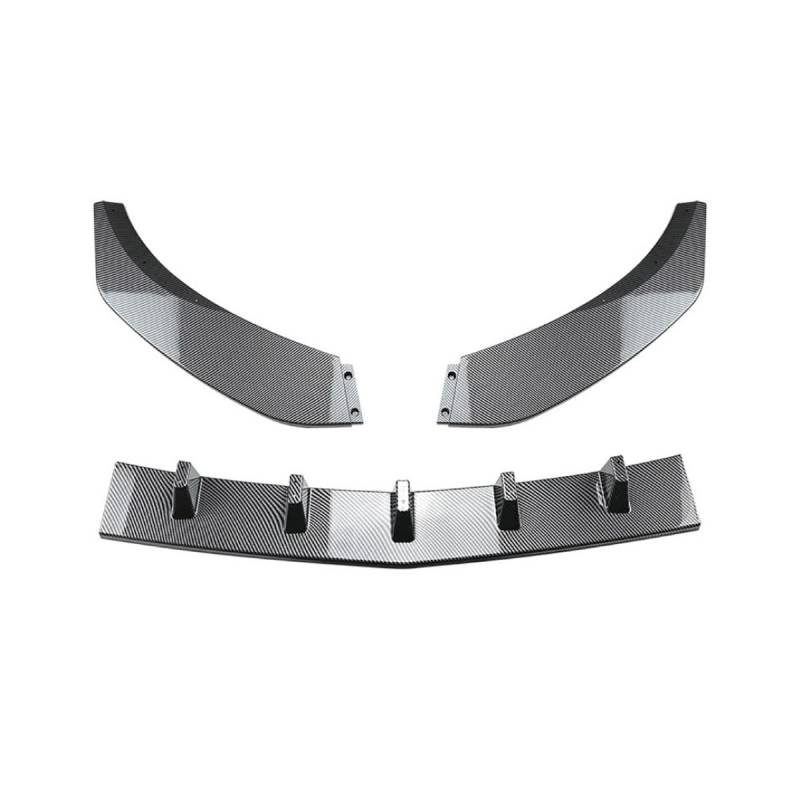 Auto Frontspoiler Frontlippe Spoiler für Benz CLA-Class C117 CLA200 260 CLA45 2016-2019, Anti Kollision Frontstoßstange Spoiler Body Kit, Auto Mods Exterieur,B-Carbon Fiber von YTECAPM