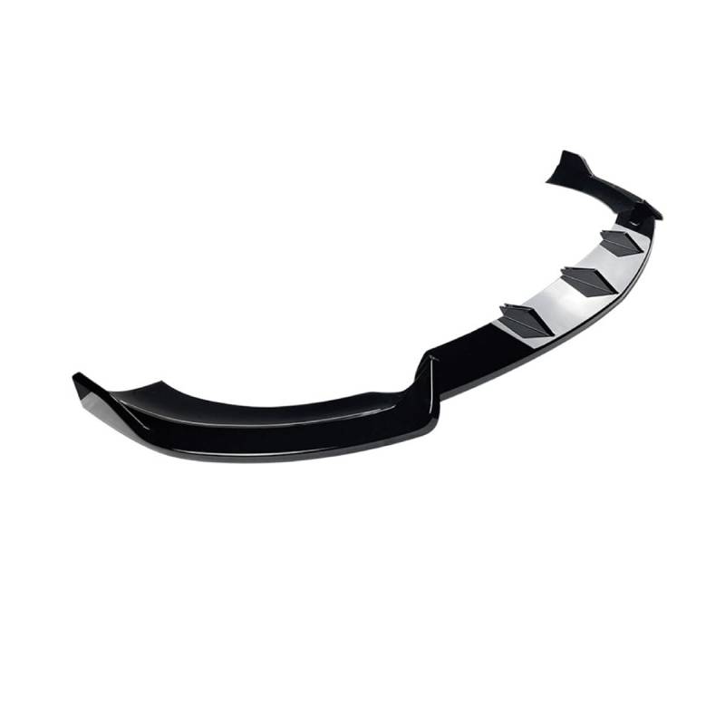 Auto Frontspoiler Frontlippe Spoiler für Benz E-Class W213 2016-2020 E260 E300 E43 AMG, Anti Kollision Frontstoßstange Spoiler Body Kit, Auto Mods Exterieur,A-Glossy Black von YTECAPM