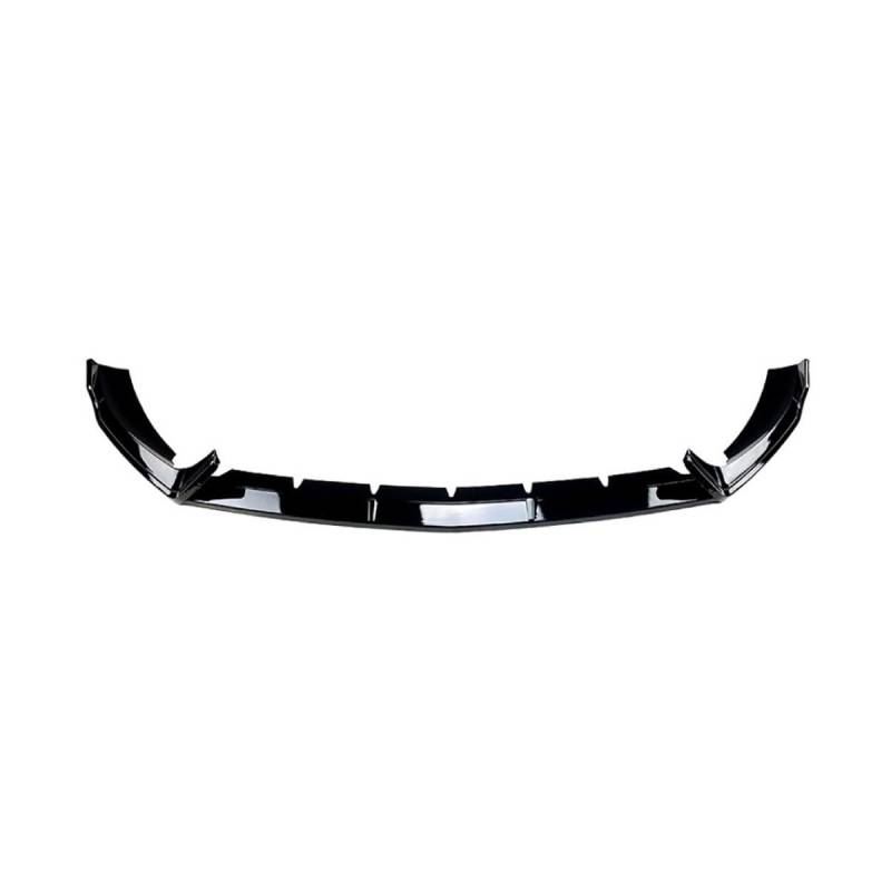 Auto Frontspoiler Frontlippe Spoiler für Benz E-Class W213 2021+ E260 E300, Anti Kollision Frontstoßstange Spoiler Body Kit, Auto Mods Exterieur,A-Glossy Black von YTECAPM
