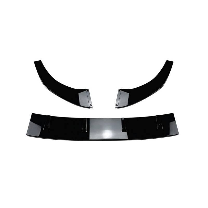 Auto Frontspoiler Frontlippe Spoiler für Golf 8 Golf MK8 GTI Rline 2020+, Anti Kollision Frontstoßstange Spoiler Body Kit, Auto Mods Exterieur,A-Glossy Black von YTECAPM